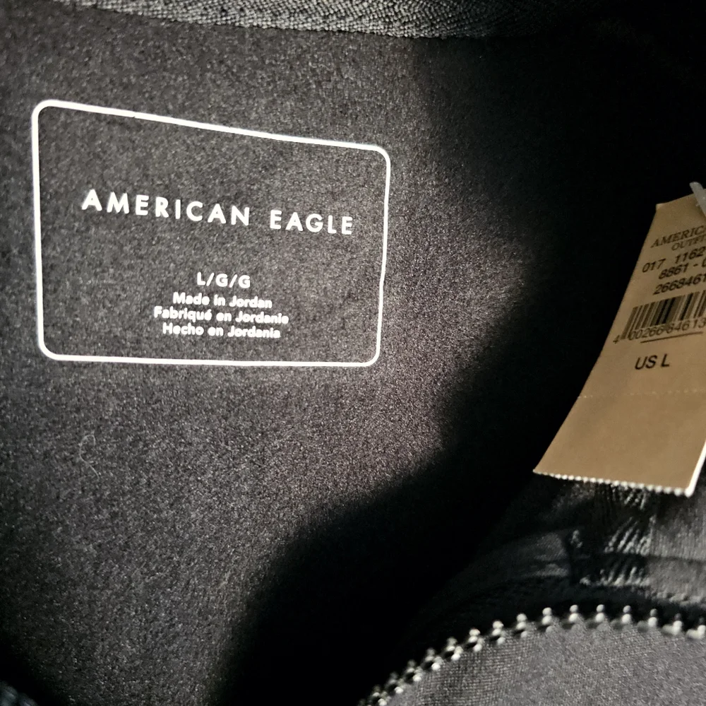 Vintage Men's American Eagle Jacket Large Flex Color Block